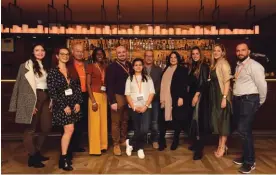  ??  ?? bBrave 2019 Council members with local celebritie­s: Cassandra Spiteri (actress); Amanda Lia (PRO); Norman Zammit (member); Nehemie Bikin-kita (Events manager); Aaron Zammit Apap (founder | secretary general); Gillian Azzopardi (then treasurer); Raymond Apap (Projects manager); Petra (singer); Tamara Webb (influencer); Greta Antignolo (then vice-president, current president) and Andrei Azzopardi (then president)