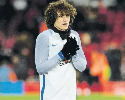  ?? FOTO: AP ?? David Luiz podría llegar al Bernabéu este próximo mes de enero para ser el tercer central del Real Madrid