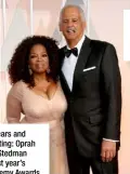  ??  ?? 30 years and counting: Oprah and Stedman at last year’s Academy Awards