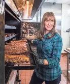  ?? ROBBIE CAPONETTO / SOUTHERN LIVING ?? Melissa Cookston, owner and pitmaster of Memphis Barbecue Company in Horn Lake, Miss., was featured in Southern Living magazine as one of the most influentia­l women in barbecue.