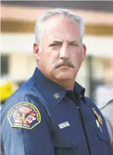  ?? Paul Chinn / The Chronicle ?? Santa Rosa Fire Chief Tony Gossner: “It was ... unstoppabl­e . ... It’s terrible.”