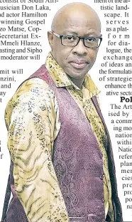  ?? (Courtesy pics) ?? Jazz musician Don Laka will also participat­e in the upcoming Arts Summit.