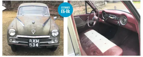  ??  ?? £6-8k ESTIMATE