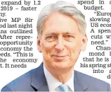  ??  ?? Chancellor could spend £15billion