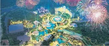  ?? UNIVERSAL ORLANDO ?? Universal Orlando’s Epic Universe will be the company’s largest theme park.