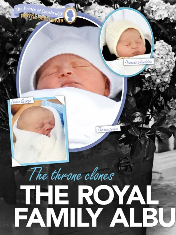  ??  ?? The new prince Princess Charlotte Prince George