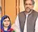  ??  ?? Malala Yousafzai, with Shahid Khaqan Abbasi, prime minister of Pakistan. Sources said he gave her his full support