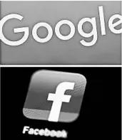  ?? AP ?? Even Google and Facebook are feeling the effects of the economic downturn during the coronaviru­s pandemic.