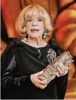  ?? FOTO: REUTERS ?? Jeanne Moreau bei der Verleihung des César 2008 in Paris.