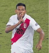  ?? /AFP ?? Edison Flores marcó en el triunfo de su equipo