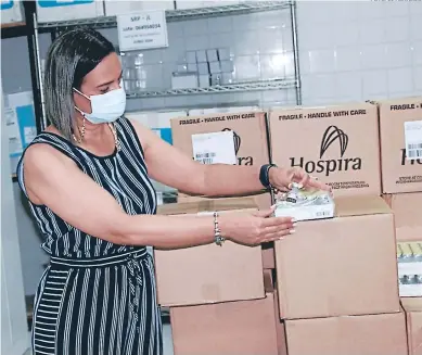  ?? FOTO: EL HERALDO ?? Las vacunas de Pfizer serán distribuid­as al interior del país a partir de este fin de semana.