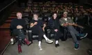  ?? ?? Executive producer David Lowery, actors Joaquin Phoenix and Rooney Mara, and executive producer Travon Free attend a Los Angeles screening of The Smell Of Money. Photograph: Amanda Edwards/Getty Images