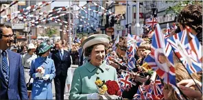  ?? ?? LONGEVITY: Queen greets crowds for Silver Jubilee in 1977