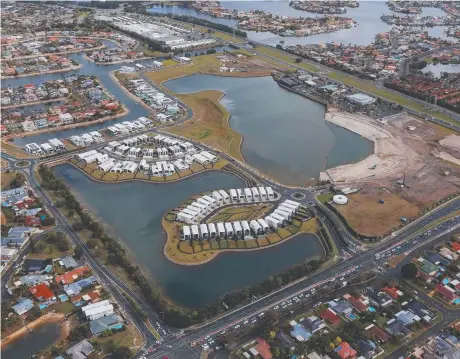  ??  ?? The Sunland Group’s Mermaid Waters site of The Lakes was a canny buy for $61 million in 2014.