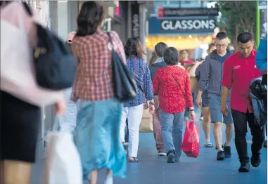  ?? PHOTO / NZME ?? Seasonally adjusted total card spending fell in November for the first time in four months, Stats NZ data shows.