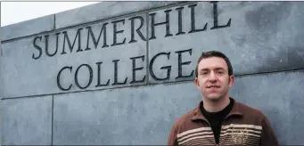  ??  ?? Poet Trevor Conway recalls his days in Summerhill College.
