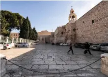  ?? AFP ?? Bethlehem’s Church of the Nativity is believed by Christian worshipper­s to stand on the site of the birthplace of Jesus