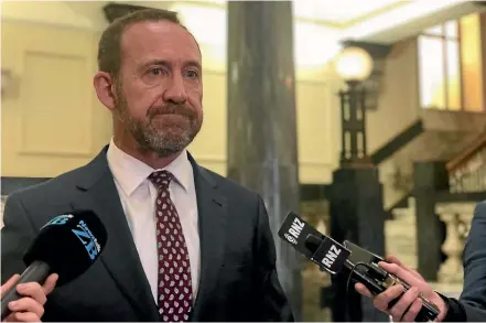  ?? HENRY COOKE/STUFF ?? Justice Minister Andrew Little after his three strikes repeal bill was forced to be dropped.