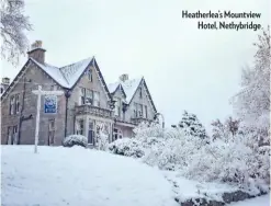  ??  ?? Heatherlea’s Mountview Hotel, Nethybridg­e
