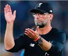  ?? REUTERS ?? Focus: Klopp is demanding more from his side