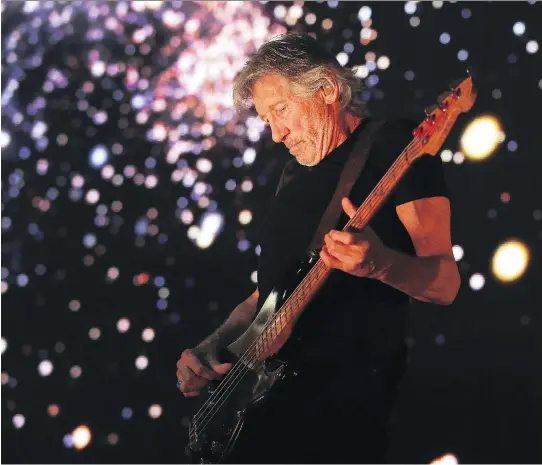  ?? VERONICA HENRI/TORONTO SUN/POSTMEDIA NETWORK ?? Roger Waters plays classic Pink Floyd hits this time around because “audiences are a lot happier if there are some oldies in the set.”