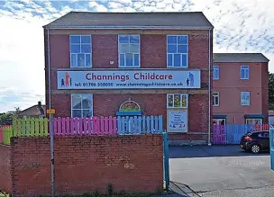  ?? Google streetview ?? ● Channings Childcare on Whitehall Street has closed for good after being rated ‘inadequate’ by Ofsted