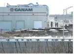  ?? PHOTOS STEVENS LEBLANC ?? L’usine Canam de Québec qui a participé à la constructi­on de la structure d’acier du pont Samuel De-Champlain, dans la métropole.