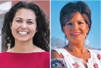  ?? COURTESY PHOTOS ?? Democratic U.S. Rep. Xochitl Torres Small of Las Cruces, left, won the seat by 2 percentage points in 2018. She faces the same Republican opponent in November, Yvette Herrell of Alamogordo.