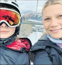  ?? GWYNETHPAL­TROW/INSTAGRAM ?? Gwyneth Paltrow con su hija Apple, de 14 años