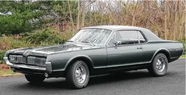  ?? Motor Matters photos ?? More than 150,000 Cougars were produced for the 1967 model year. In 2003, Mark Ogles’ father found near his home in Huntsville, Alabama, a 1967 Mercury Cougar wearing a “for sale” sign. The price of this Cougar was $500.