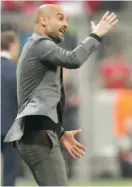  ??  ?? Guardiola elogiou os jogadores