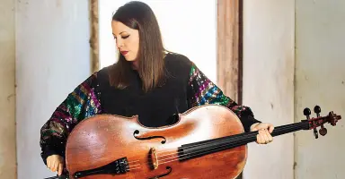  ?? ?? La violoncell­ista Ludovica Rana (foto Giuseppe Rutigliano), sorella della celebre pianista Beatrice Rana