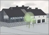  ??  ?? VISION: An artist’s impression of the new whisky distillery.