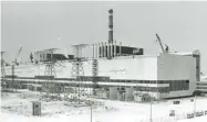  ??  ?? 1979 The Chernobyl nuclear power plant before the 1986 disaster