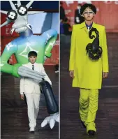  ??  ?? Louis Vuitton menswear spring/summer 2021