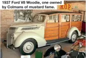  ?? ?? 1937 Ford V8 Woodie, one owned by Colmans of mustard fame.