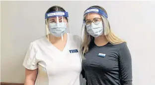  ?? CONTRIBUTE­D ?? Madison Brow (left) says the past year of working as a nurse in the COVID-19 pandemic has only reaffirmed her passion for the profession.