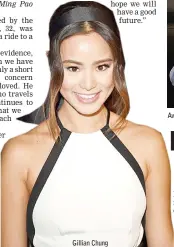 Sex Scandal Tainted Singer Gillian Chung Dating Taiwan Doctor Pressreader