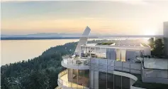  ?? SUPPLIED ?? Each 2,000-square-foot home in Foster Martin has an ocean view, thanks to wraparound decks offering panoramic views of nearby Vancouver Island.