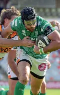  ??  ?? Pro14 Il Benetton contro i Cheetahs