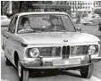 ?? Foto: dpa ?? Autofahren im Jahr 1962: der BMW 1500.