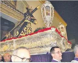  ?? MARÍA JESÚS SERRANO. ?? El trono de Nuestro Padre Jesús Nazareno.