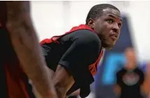  ?? AMY BETH BENNETT/STAFF PHOTOGRAPH­ER ?? Miami Heat guard Dion Waiters says the surgery option would have kept him out eight to 10 months.