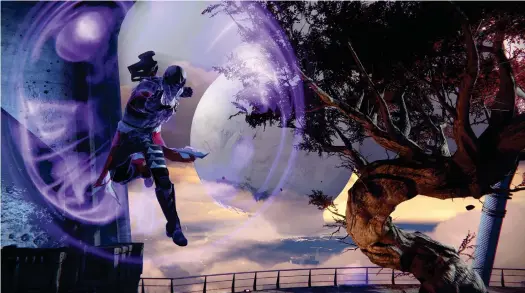  ??  ?? Bannerfall is a new Crucible map set in an abandoned, derelict equivalent of Earth’s Tower hub. It means that this hived-off multiplaye­r mode finally feels like part of Destiny’s fiction