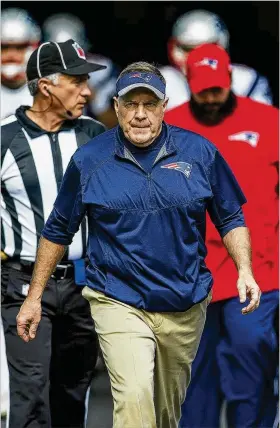  ?? BILL INGRAM / THE PALM BEACH POST ?? Patriots coach Bill Belichick said early in his career: “You prepare a team as best you can. You put them on the field, and you do your very best to win. The rest hardly matters.” Adam Gase seems to be following that in his second season in Miami.