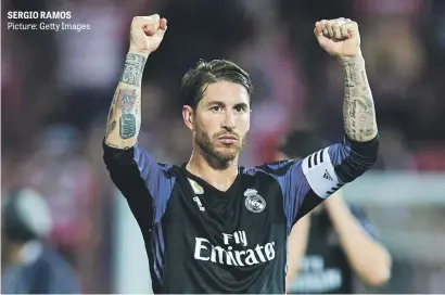  ?? Picture: Getty Images ?? SERGIO RAMOS