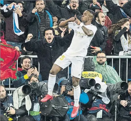  ?? FOTO: PUNTÍ ?? Vinicius estaba siendo protagonis­ta en el Real Madrid antes del parón por el coronaviru­s