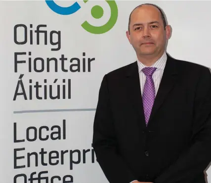  ?? Photo: Sean Jefferies ?? Kevin Curran, Head of Enterprise, Cork County Council, Local Enterprise Office, Cork North & West.