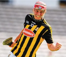  ?? SPORTSFILE ?? Jack Morrissey celebrates after scoring Kilkenny’s second goal