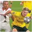  ?? FOTO: AP ?? Ballmagnet: Dortmunds Angreifer Erling Haaland in Sevilla.